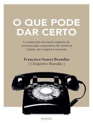cover image of O que pode dar certo